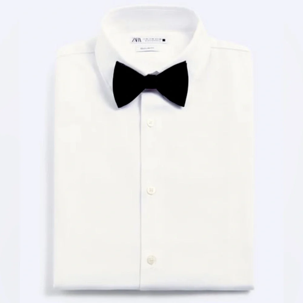 Zara Silk Bow Tie M - Picture 1 of 5